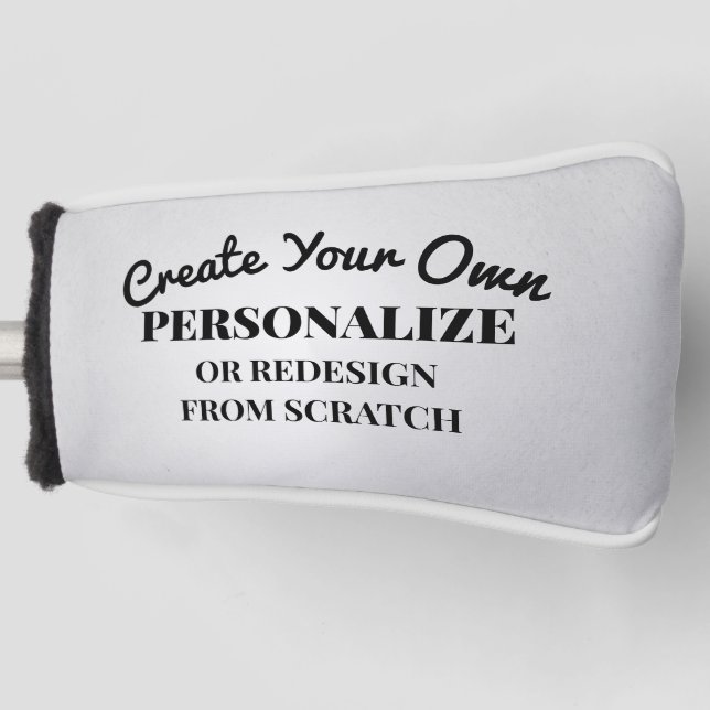 Create Your Own - Make a Custom Golf Head Cover (Front)