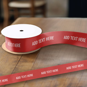Create Your Own - Make It Yours Custom Text Grosgrain Ribbon