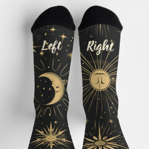 Create Your Own Man in Moon Celestial Socks