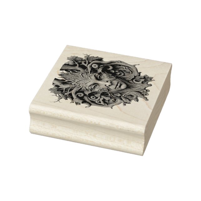 Create Your Own Maple Green Man Rubber Stamp (Stamp)
