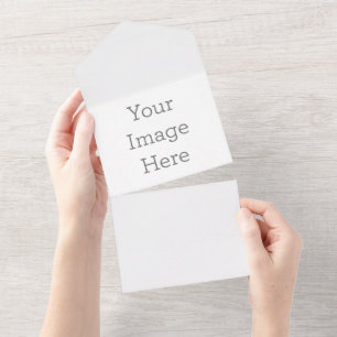 Create Your Own Matte All In One Invitation