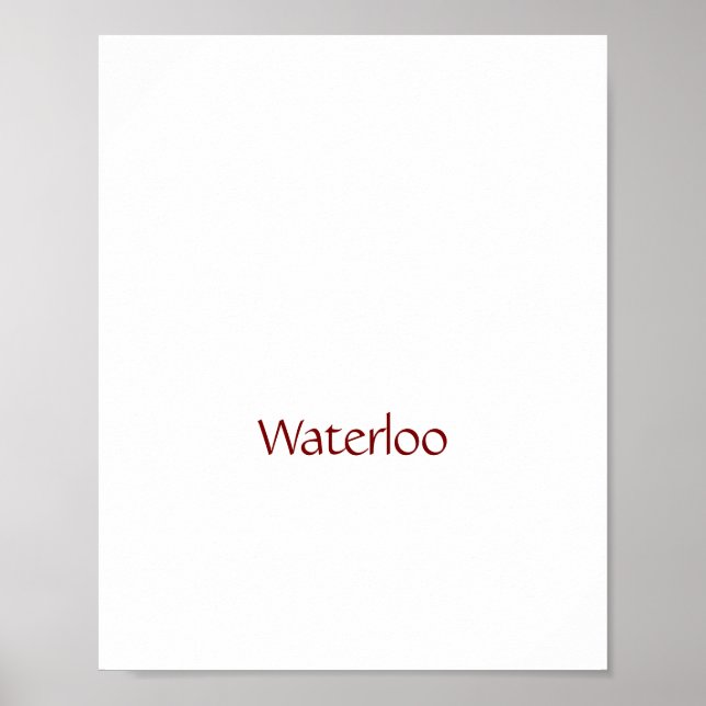Create Your Own Matte Poster (Front)