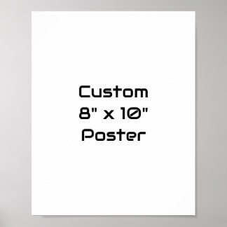 Create Your Own Matte Poster