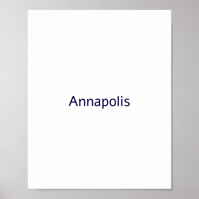 Create Your Own Matte Poster (Front)