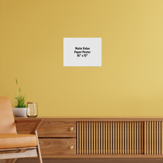 Create Your Own Matte Value Paper Poster (Living Room 2)