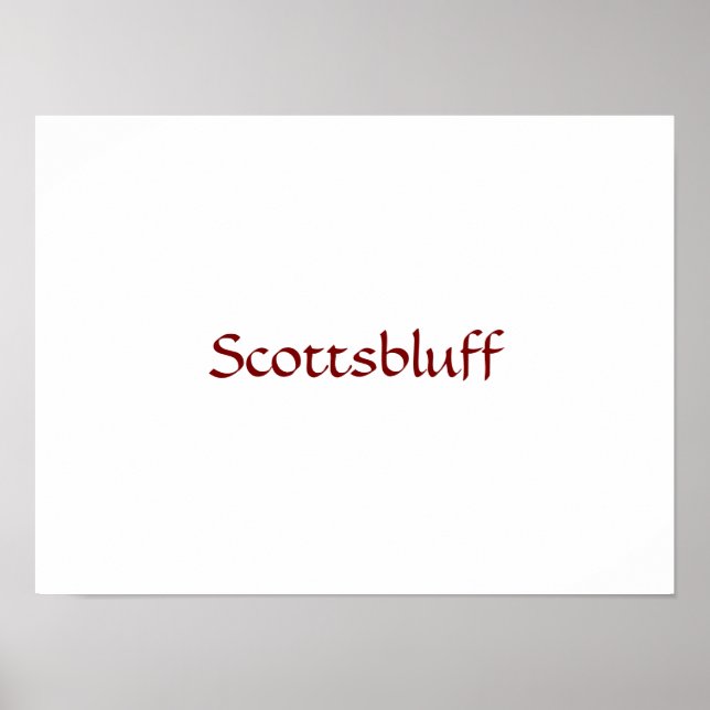 Create Your Own Matte Value Paper Poster (Front)
