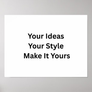 Create Your Own Matte Value Paper Poster