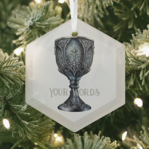 Create Your Own Mediaeval Chalice Glass Tree Decoration