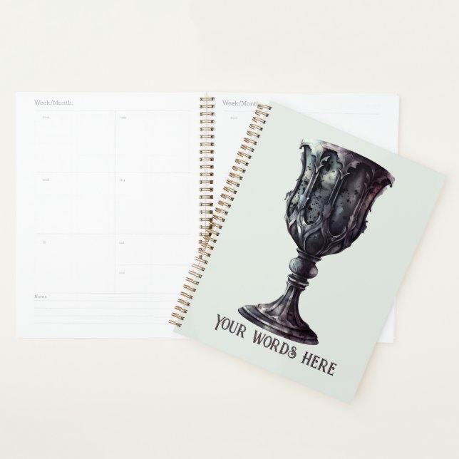Create Your Own Mediaeval Gothic Chalice Planner (Display)