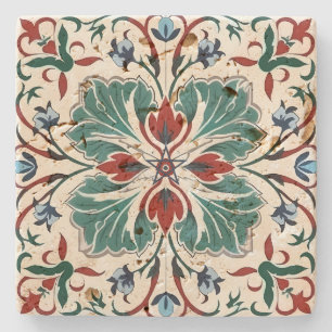 Create Your Own Mediterranean Festive Solstice Stone Coaster
