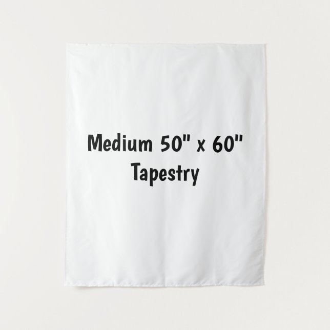 Create Your Own Medium 50" x 60" Tapestry (Front)