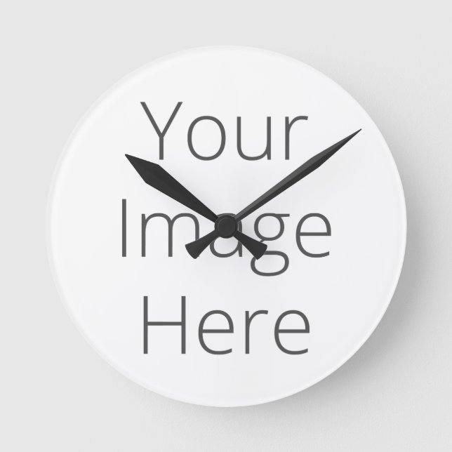 Create Your Own Medium Round Clock (Front)