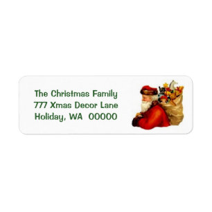 Create Your Own Merry Christmas Label Stickers