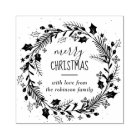 Create Your Own Merry Christmas Wreath Greeting
