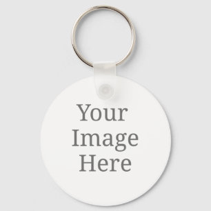 create your own metal circle keychain 2'' keychain