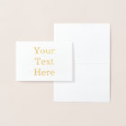 Create Your Own Mini 3.5" x 5" Foil Card