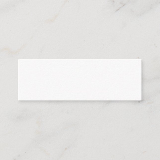 Create Your Own Mini Business Card (Front)