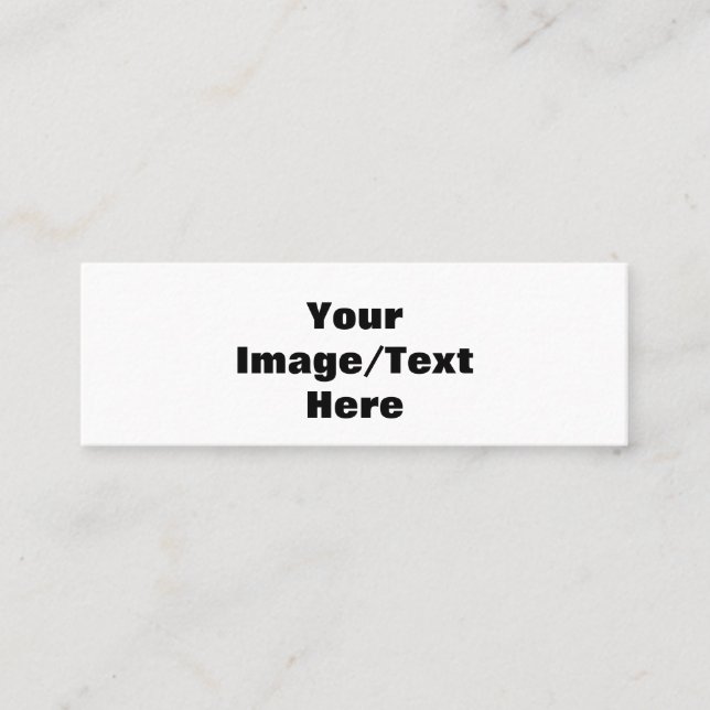 Create Your Own  Mini Business Card (Front)