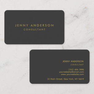 Create Your Own Minimalist Modern Professional Business Card