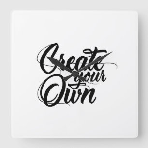 Create Your Own Minimalistic Wall Clock