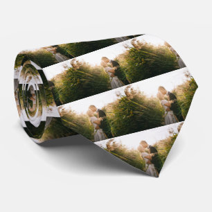 Create Your Own Modern Collage Photos Anniversary Tie