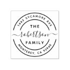 Create Your Own Modern Family Name Return Address