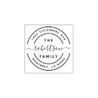 Create Your Own Modern Family Name Return Address