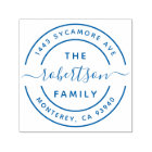 Create Your Own Modern Family Name Return Address