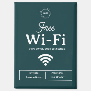 Create Your Own Modern Free Wifi Magnet