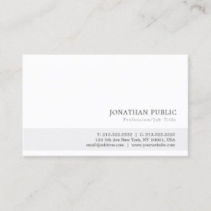 Create Your Own Modern Minimalist Classy Design Business Card