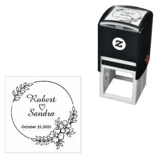 Create Your Own Modern Round  Self-inking Stamp