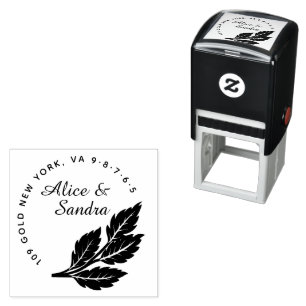 Create Your Own Modern Round Self-inking Stamp