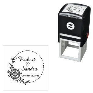 Create Your Own Modern Round  Self-inking Stamp