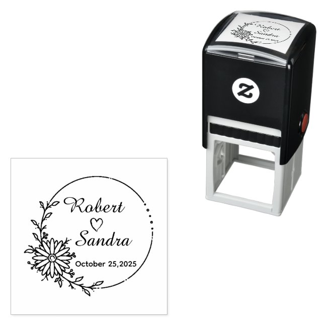 Create Your Own Modern Round  Self-inking Stamp (In Situ)
