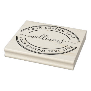 Create Your Own Modern Rubber Stamp