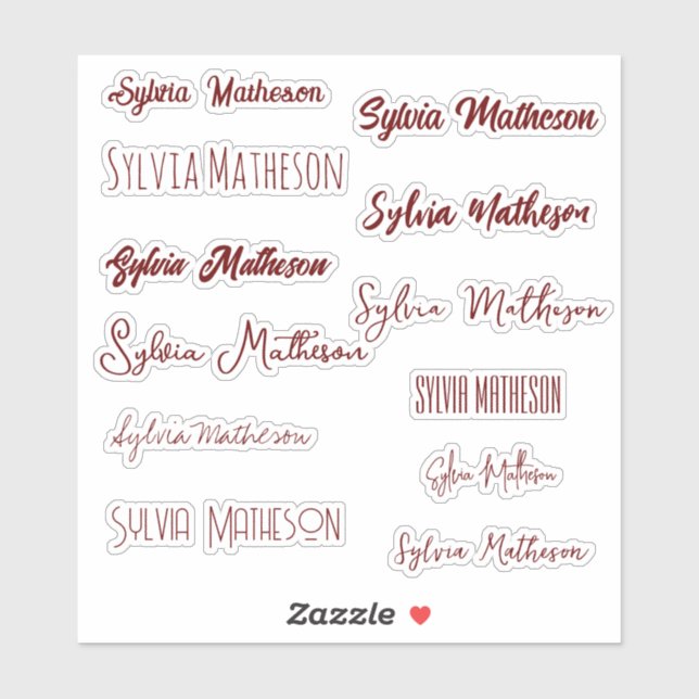 Create Your Own Modern Stylish Name   (Sheet)