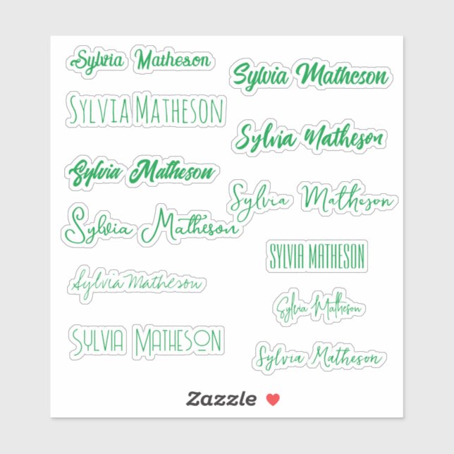 Create Your Own Modern Stylish Name  (Sheet)