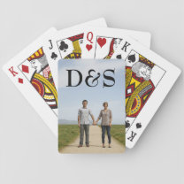 Create Your Own Monogram Photo Playing Cards