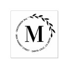Create Your Own Monogram Round Return Address