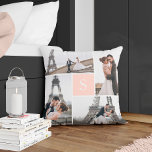 Create Your Own Monogrammed 5-Photo Gallery Cushion<br><div class="desc">Add your photos and custom monogram for a special one of a kind design.</div>