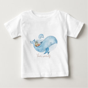 Create Your Own Mother & Baby Whale Nautical T-Shirt