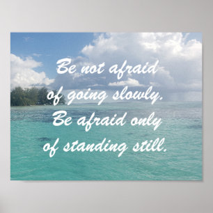 Create Your Own Motivational Inspirational Ocean Poster