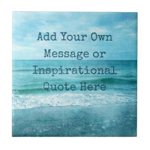 Create Your Own Motivational Inspirational Quote Ceramic Tile