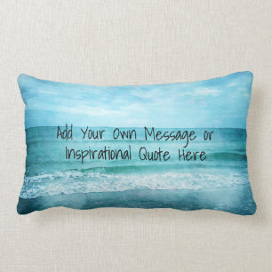 Create Your Own Motivational Inspirational Quote L Lumbar Cushion