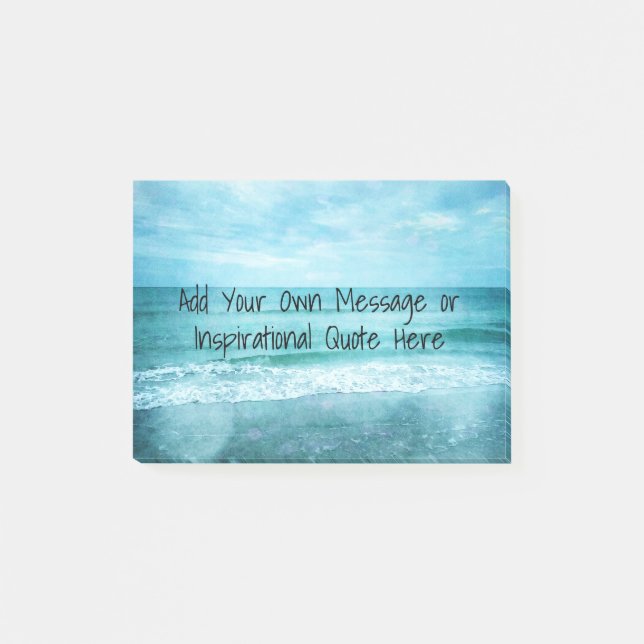 Create Your Own Motivational Inspirational Quote Post-it Notes (Front)