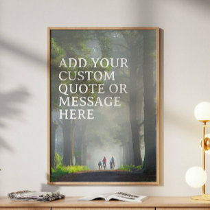 Create Your Own Motivational Quote Poster