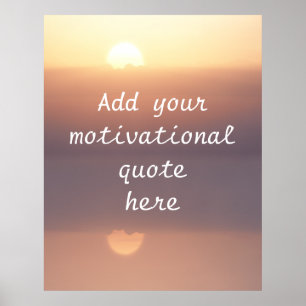 Create your own motivational quote poster