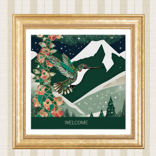Create Your Own Mountain Hummingbird Poster