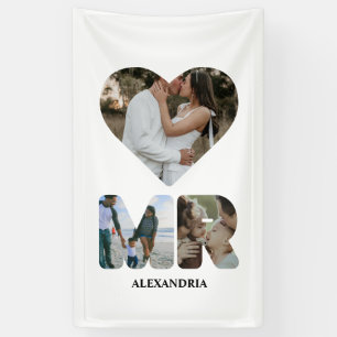 Create your own Mr and Mrs photo Matching couple Banner