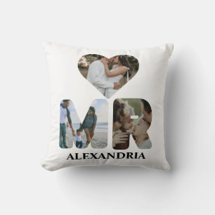 Create your own Mr and Mrs photo Matching couple Cushion